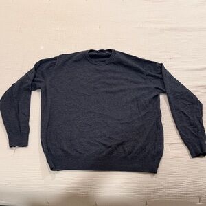 Men's Dark Navy Crewneck Sweater - Everyday Knit
